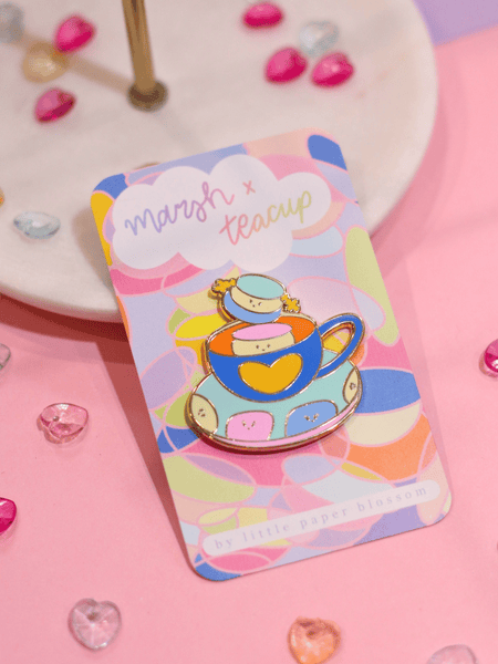 marsh x teacup enamel pin | blue