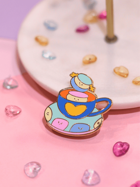 marsh x teacup enamel pin | blue