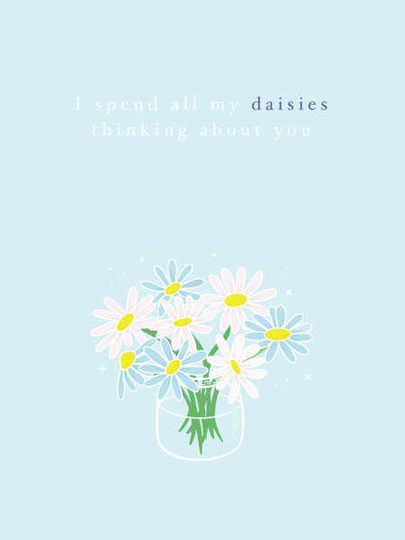 daisy jar card pack (3) | custom avail
