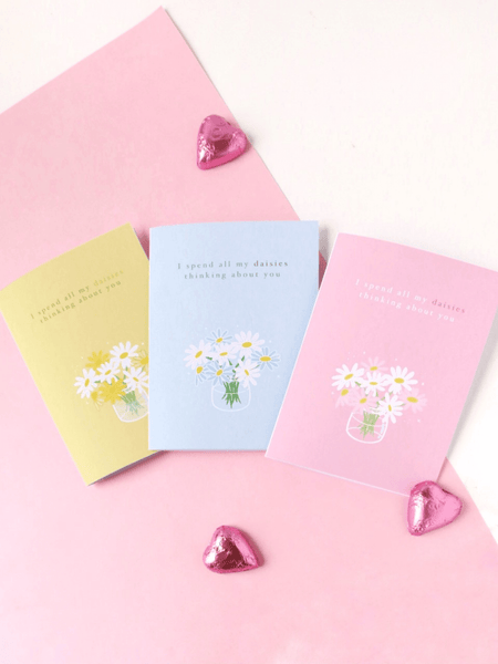 daisy jar card pack (3) | custom avail