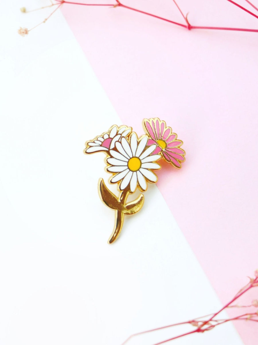 TRIPSHION SMALL DAISY PIN LOGO フーディー 9colors Daisy Flower Lapel Pin | PinMart