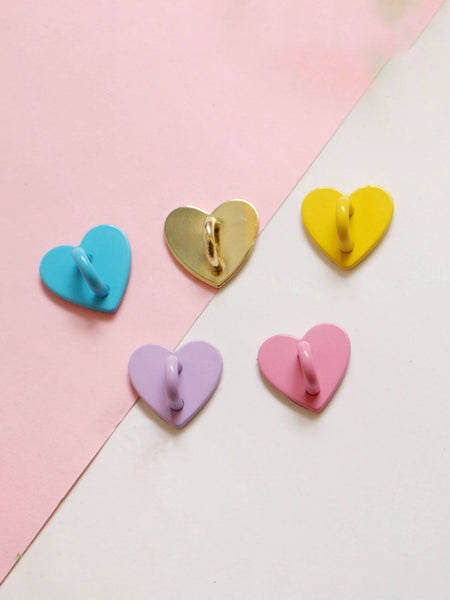 heart phone charm hooks