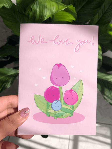 huggingtulipscardlittlepaperblossom-3babies