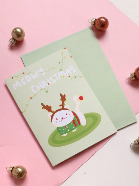 christmas kitty card