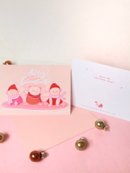 cuddle bears christmas card