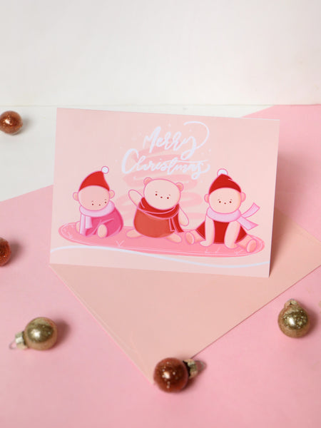 cuddle bears christmas card
