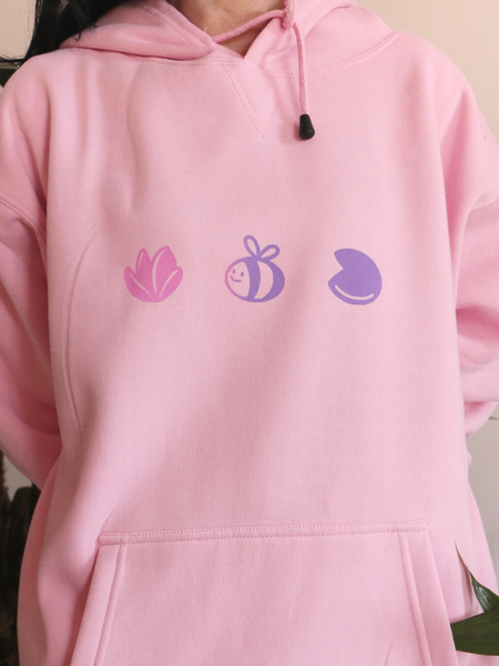 lotus pond pink hoodie | gradient design