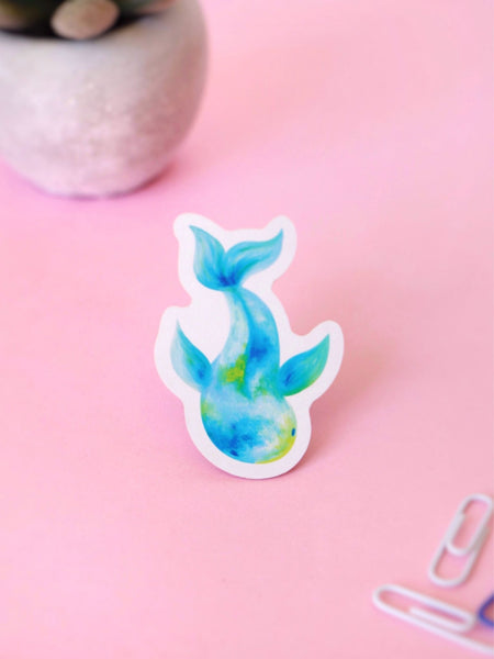 guardian-koi-earth-fish-sticker-blue-green-white-acrylic-paint