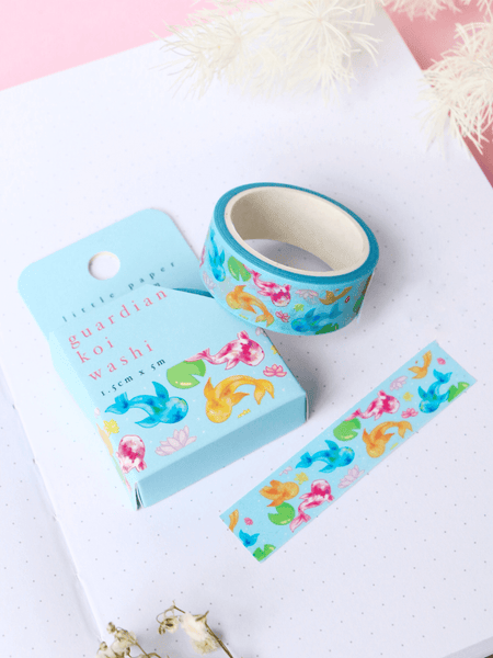 guardian koi washi tape