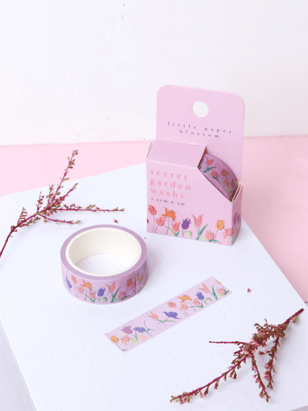 secret garden washi tape 🌷