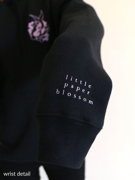 koi pond hoodie | lilac design