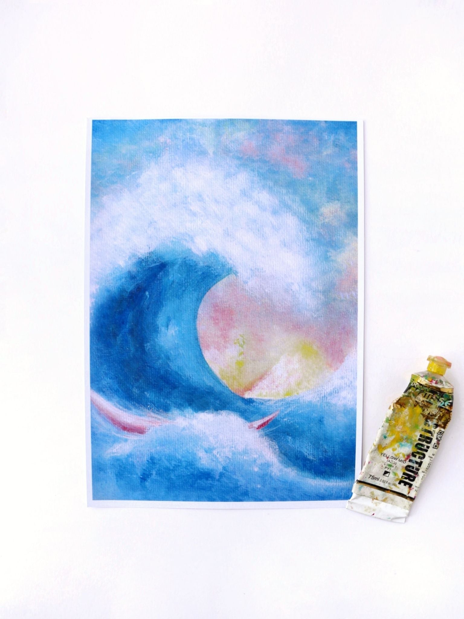 great-wave-inspired-acrylic-painting-with-big-blue-wave-white-sea-foam-and-small-boat-art-print