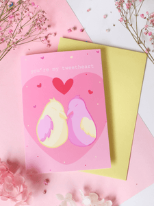 'you're my tweetheart' | tweetheart birds greeting card